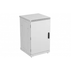 Шкаф телекоммуникационный напольный 19",24U(600x600), ШТ-НП-24U-600-600-М, передняя дверь металл ССД