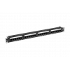 02-0231 REXANT PRO Патч-панель с кабельным органайзером 19", 1U, 24 порта, RJ-45, CAT 6, UTP