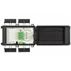 Муфта-кросс МКО-П2/С09-1PLC8-SC/APC-12SC-10SC/APC-1SC/APC ССД