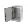 Шкаф телекоммуникационный напольный 19",24U(600x600), ШТ-НП-24U-600-600-М, передняя дверь металл ССД