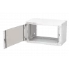Шкаф телекоммуникационный настенный разборный 19”,6U(600x350), ШТ-НСр-6U-600-350-С дверь стекло ССД