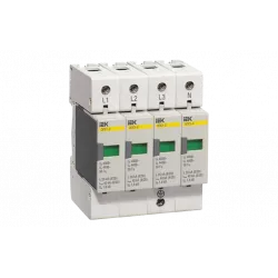 MOP20-4-C Огр-ль имп. перенапр. ОПС1-C 4P In=20kA Un=400B Im=40kA ИЭК