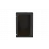Шкаф телекоммуникационный настенный разборный черный 19”,18U(600x650), ШТ-НСр-18U-600-650-С-Ч дверь стекло ССД