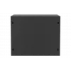Шкаф телекоммуникационный настенный разборный черный 19”,9U(600x450), ШТ-НСр-9U-600-450-М-Ч дверь металл ССД