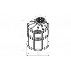 Колодец пластиковый кабельный ККТ-3.1-ССД