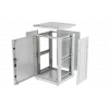 Шкаф телекоммуникационный напольный 19",24U(600x600), ШТ-НП-24U-600-600-М, передняя дверь металл ССД
