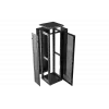 Шкаф телекоммуникационный напольный 19", 42U(800x800), ШТ-НП-М-42U-800-800-П-Ч, передняя дверь перфорация, черный ССД