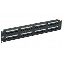 PP48-2UC5EU-D05L ITK 2U патч-панель кат.5Е UTP, 48 портов (Dual)