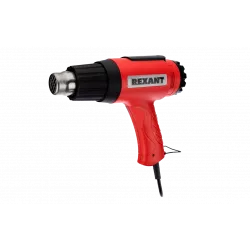 12-0056 Фен строительный REXANT, 230 В/1600 Вт "MASTER" с терморегулятором