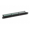 02-0033 REXANT PRO Патч-панель высокой плотности с кабельными органайзерами 19", 1U, 48 портов, UTP, RJ-45, CAT 5e