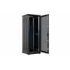 Шкаф телекоммуникационный напольный 19", 27U(800x800), ШТ-НП-М-27U-800-800-П-Ч, передняя дверь перфорация, черный ССД