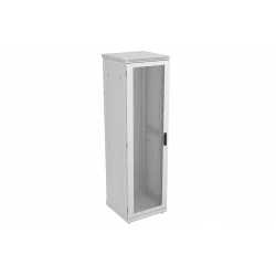 Шкаф телекоммуникационный напольный 19",42U(600x600), ШТ-НП-42U-600-600-П, передняя дверь перфорированная ССД