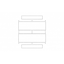 Шкаф телекоммуникационный напольный 19",42U(600x600), ШТ-НП-42U-600-600-П, передняя дверь перфорированная ССД