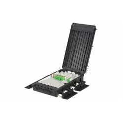 Муфта-кросс оптическая МКО-П2/С09-12SC-10SC/APC-10SC/APC ССД