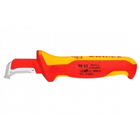 KN-9855 Нож с пяткой для снятия изоляции KNIPEX 98 55