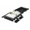 Муфта-кросс оптическая МКО-П2-М/С09-1КД-1PLC4-SC/APC-20SC-6SC/APC-1SC/APC ССД