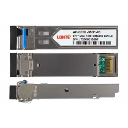 SFP WDM 1.25G Tx1310/Rx1550 3km LC DDM