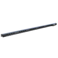 Вертикальный блок розеток,БР-20SСH-16A-К     16А, 20 розеток Schuko, 33-48U, колодка