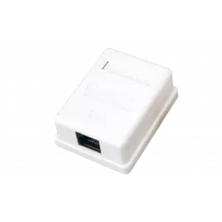 03-0121 Розетка компьютерная REXANT 1-порт RJ-45 (8P8C), cat 5e, внешняя
