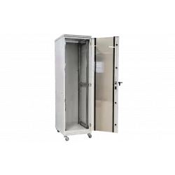 Шкаф телекоммуникационный напольный 19",33U(800x800), ШТ-НП-33U-800-800-П, передняя дверь перфорированная ССД