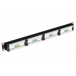 PP24-1UC6U-D05 ITK 1U патч-панель кат.6 UTP, 24 порта (Dual)