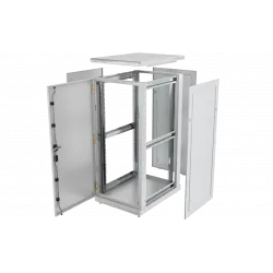 Шкаф телекоммуникационный напольный 19",27U(600x800), ШТ-НП-27U-600-800-М, передняя дверь металл ССД