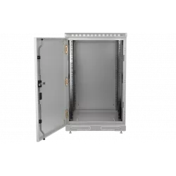Шкаф телекоммуникационный напольный 19",24U(600x600), ШТ-НП-24U-600-600-М, передняя дверь металл ССД