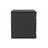 Шкаф телекоммуникационный настенный разборный черный 19”,9U(600x450), ШТ-НСр-9U-600-450-М-Ч дверь металл ССД