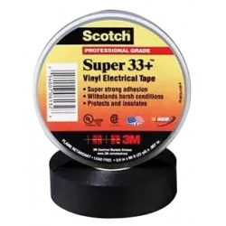 7000042541 Scotch Super 33+ изоляционная лента высшего класса, 19мм х 20м х 0,18мм