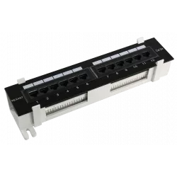 04-0020 REXANT Патч-панель настенная, 12 портов RJ-45, категория 5е