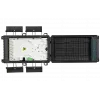 Муфта-кросс оптическая МКО-П2/СМ3-2SC-2SC/APC -2SC/APC ССД